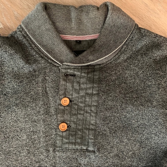 The Scifen Company - Shawl Collar Pullover Sweater - Picture 4 of 6